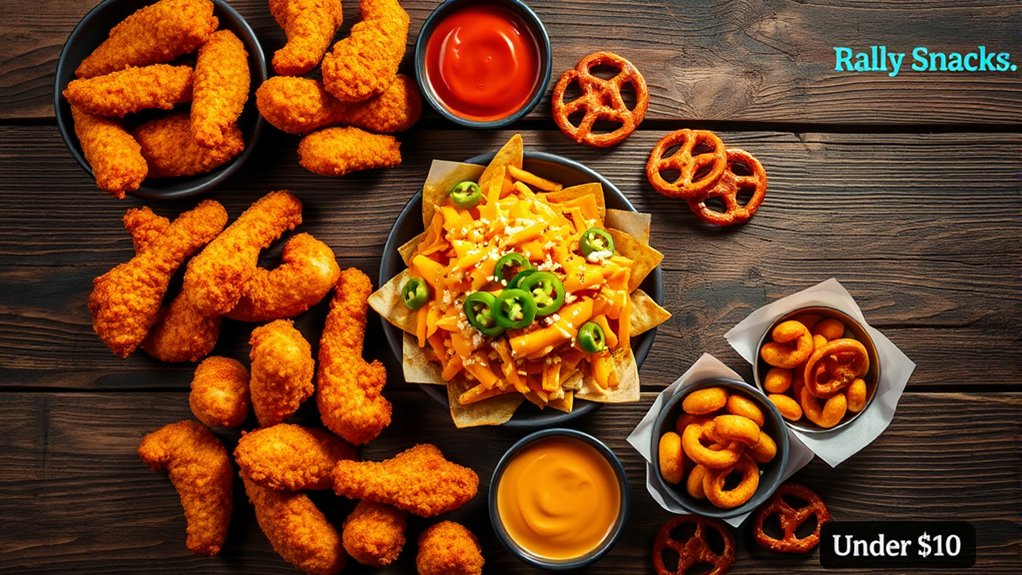 affordable flavorful rally snacks