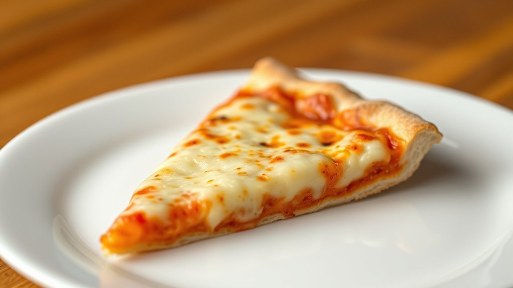 cheesy crispy affordable slice