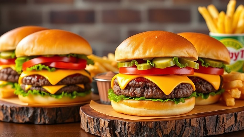 classic flavorful burger combos