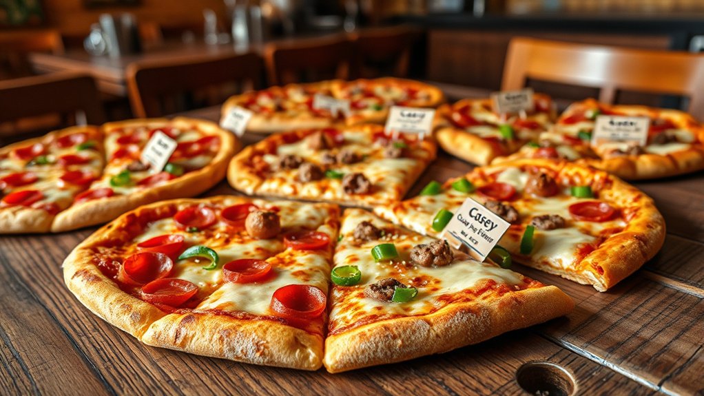 classic pizza options prices
