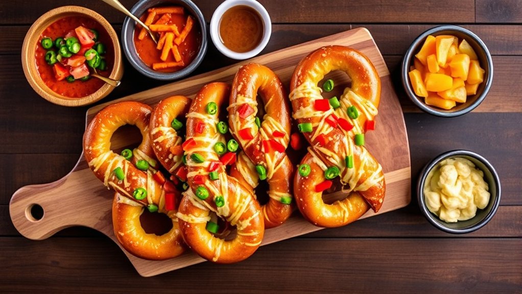 creative loaded pretzels options