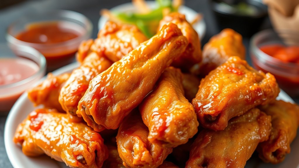 crispy juicy customizable wings