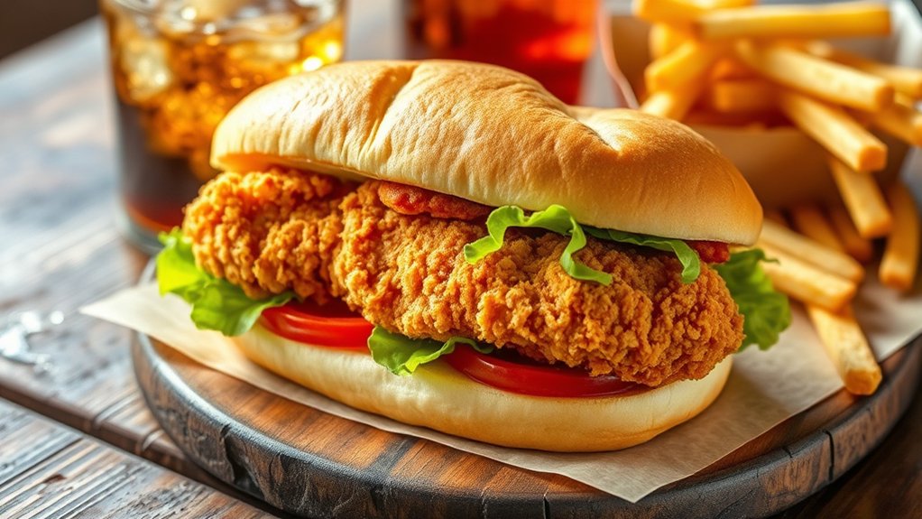 crispy juicy fresh flavorful