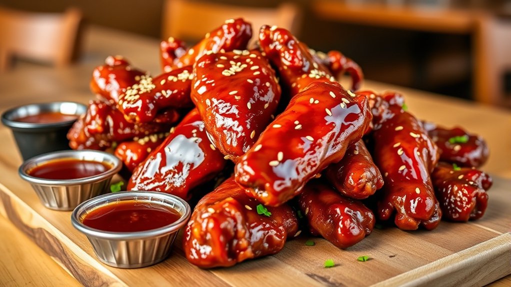 crispy savory soy garlic