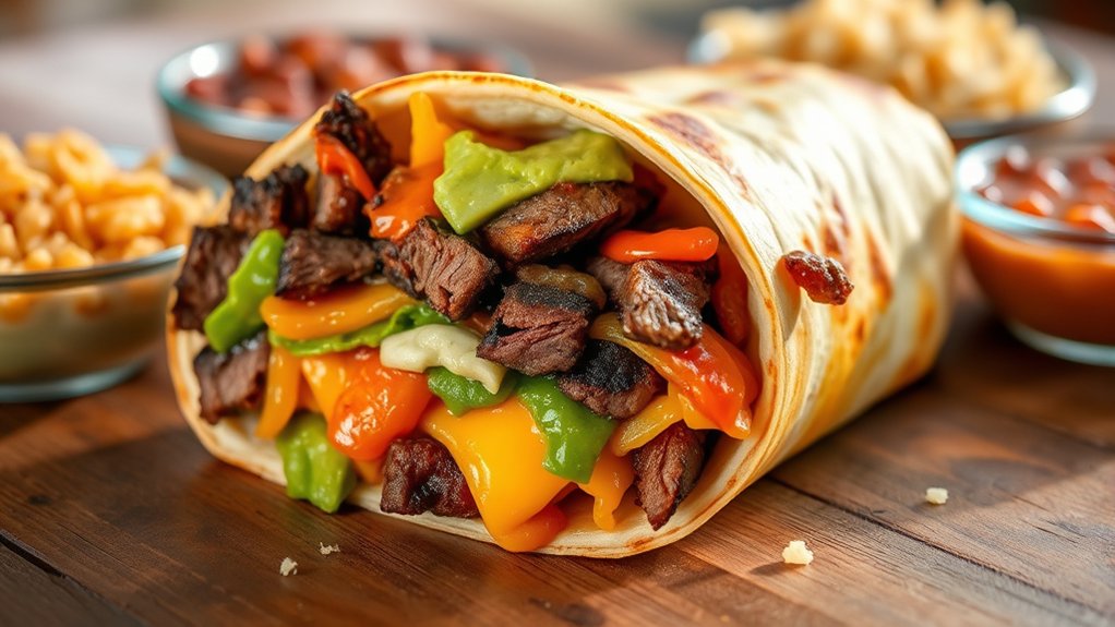 flavorful customizable satisfying burrito