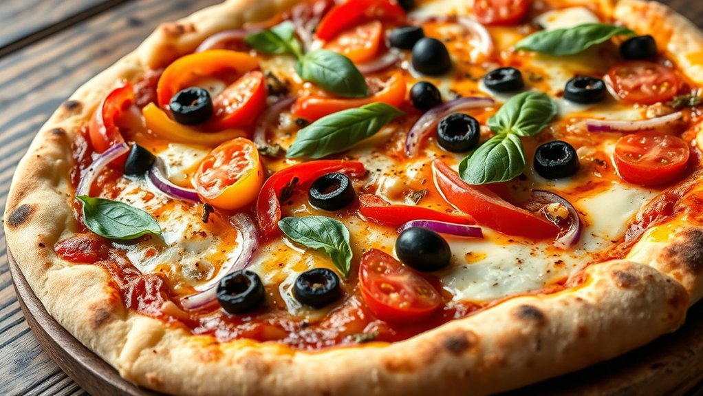 fresh veggie pizza options