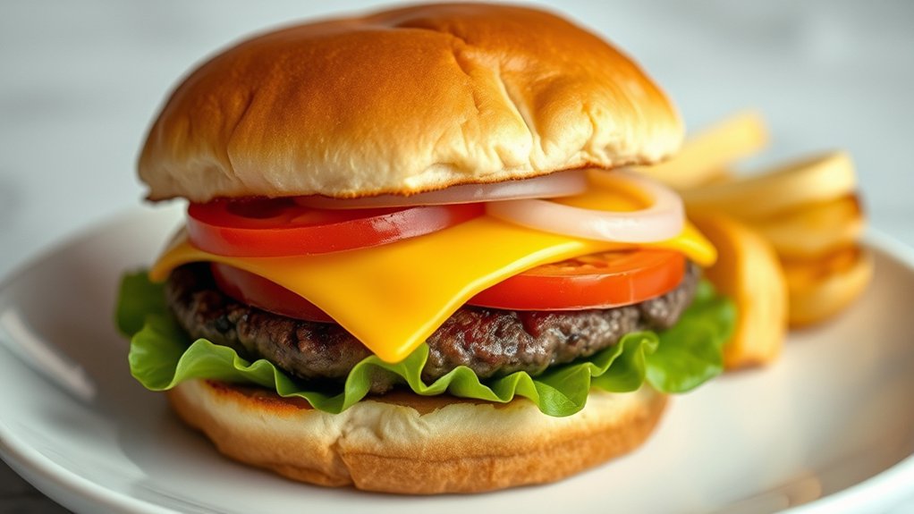 simple fresh classic burger
