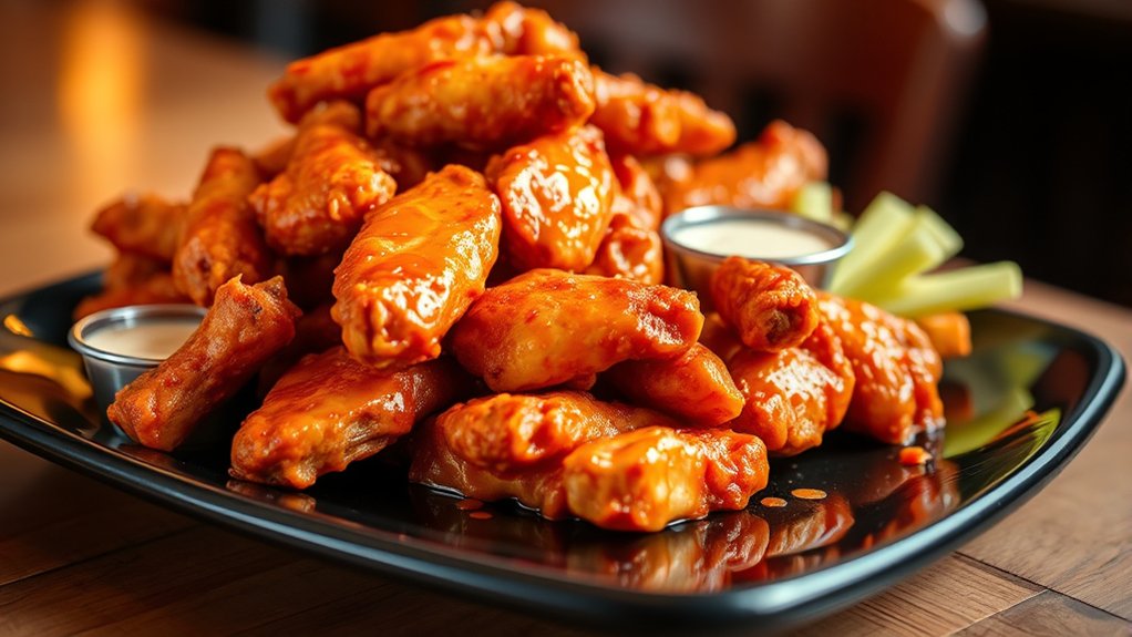 spicy flavorful wing options