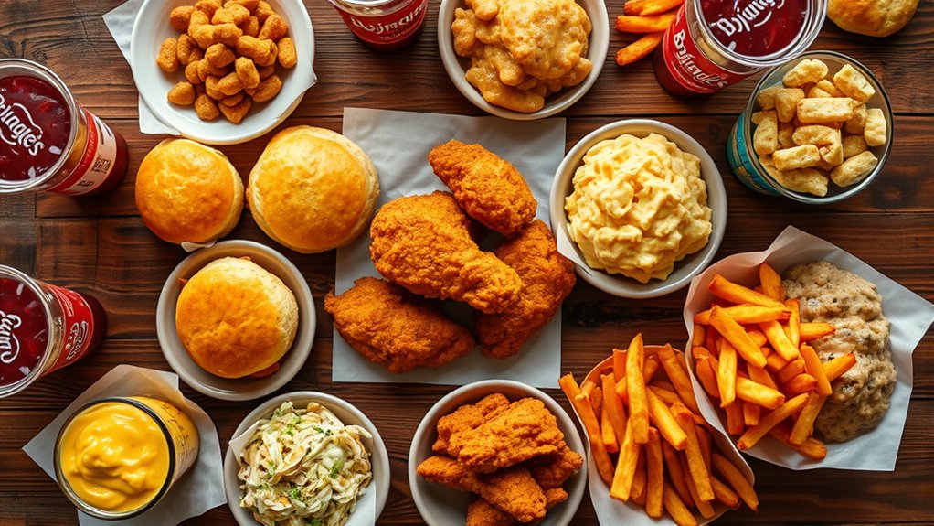 top bojangles menu items
