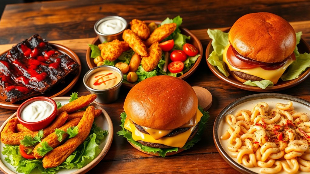 top five menu favorites