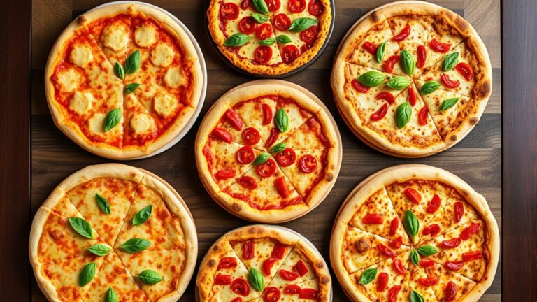 top pizza menu items