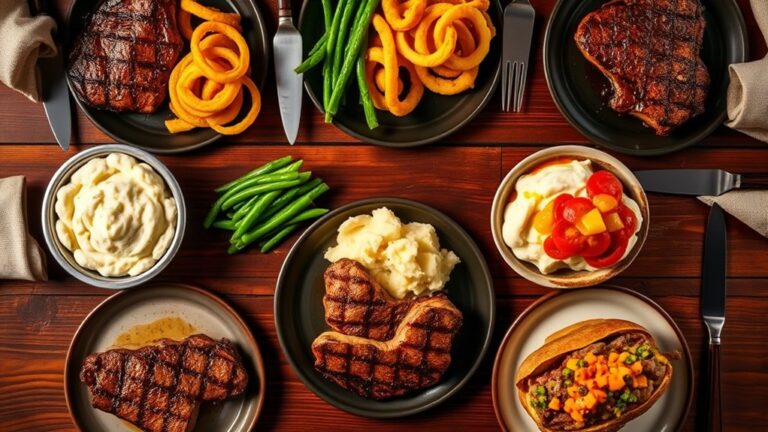 top steakhouse menu options