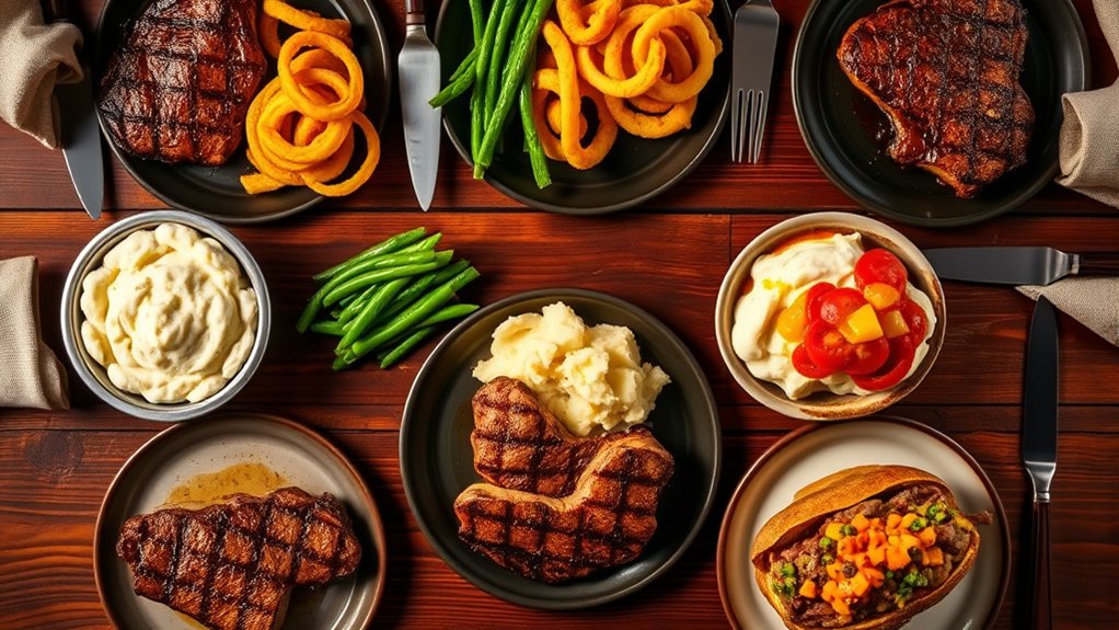 top steakhouse menu options