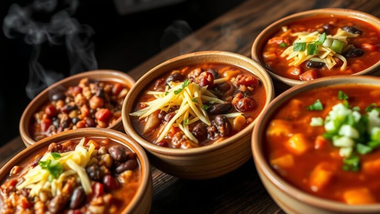 top three chili dishes